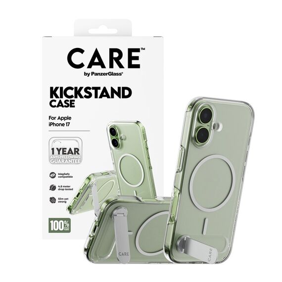 PanzerGlass CARE™ by ® Kickstand Case Transparent m. MagSafe iPhone 17, 5 image