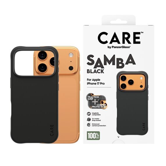 PanzerGlass CARE™ by ® Samba Case Schwarz m. MagSafe iPhone 18 Pro | 17 Pro, Farbe: Schwarz, 2 image