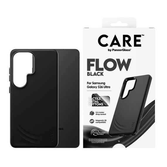 PanzerGlass CARE™ by ® Flow Case Schwarz m. Qi Samsung Galaxy S26 Ultra, Farbe: Schwarz, 2 image