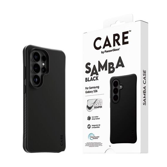 PanzerGlass CARE™ by ® Samba Case Schwarz m. Qi Samsung Galaxy S26 Ultra, 5 image