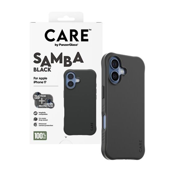 PanzerGlass CARE™ by ® Samba Case Schwarz m. MagSafe iPhone 17, 4 image