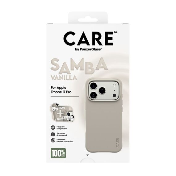 PanzerGlass CARE™ by ® Samba Case Vanilla m. MagSafe iPhone 17 Pro, Farbe: Beige, 3 image