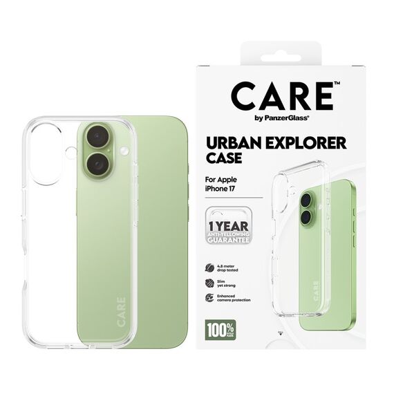 PanzerGlass CARE™ by ® Urban Explorer Case Transparent iPhone 17, 2 image