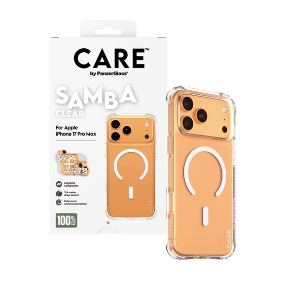 PanzerGlass CARE™ by ® Samba Case Transparent m. Weiß MagSafe iPhone 18 Pro Max | 17 Pro Max, 5 image