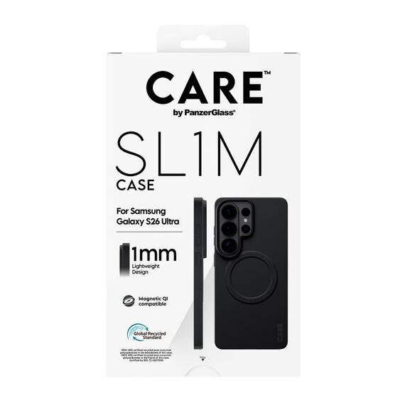 PanzerGlass CARE™ by ® SL1M Case Schwarz m. Qi Samsung Galaxy S26 Ultra, 3 image