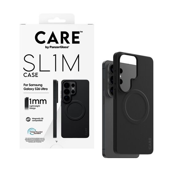 PanzerGlass CARE™ by ® SL1M Case Schwarz m. Qi Samsung Galaxy S26 Ultra, 5 image