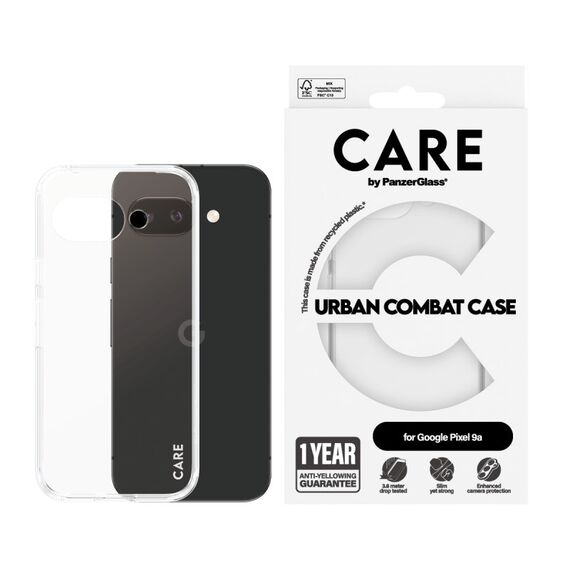 PanzerGlass CARE™ by ® Urban Combat Case Transparent Google Pixel 9a, 2 image