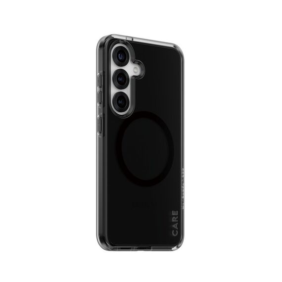 PanzerGlass CARE™ by ® Smokey Case m. Schwarz Qi Compatible Samsung Galaxy S25