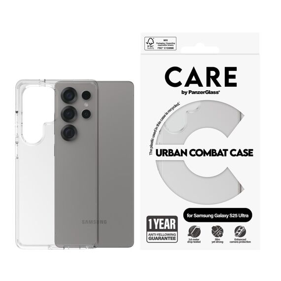 PanzerGlass CARE™ by ® Urban Combat Case Transparent Samsung Galaxy S25 Ultra, 2 image