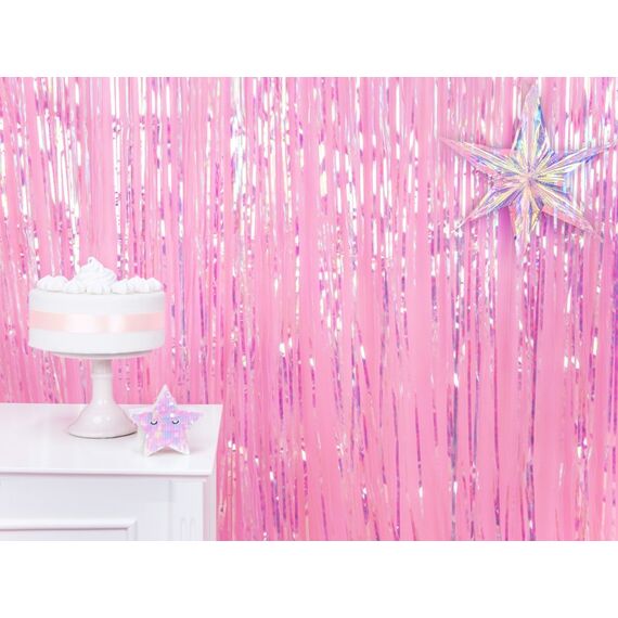 PartyDeco Partyvorhang, schillernd, 90 x 250cm, 6 image
