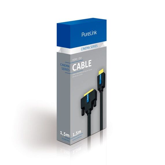 PureLink CS1300 5 m HDMI DVI-D Schwarz, 3 image