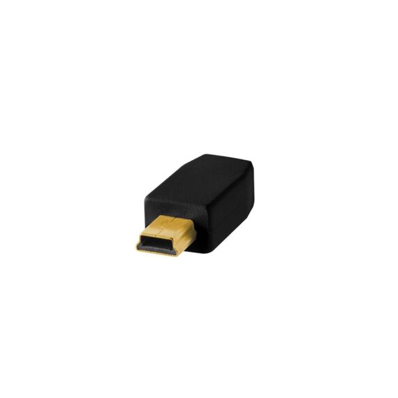 Tether Tools CU5450 USB Kabel USB 2.0 4,6 m USB A Mini-USB B 0,48 Gbit/s Schwarz, Farbe: Schwarz, Länge: 4,6 m
