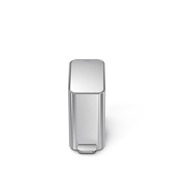 simplehuman slim step can 5 l Rechteckig Edelstahl, Farbe: Edelstahl, 3 image