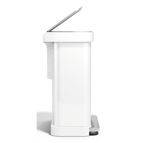 simplehuman CW2118 Mülleimer 58 l Rechteckig Weiß, 3 image