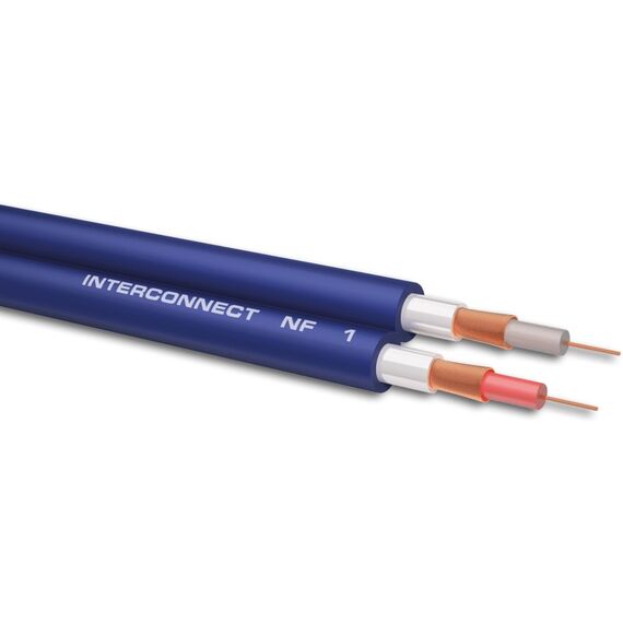 OEHLBACH D1C2015 Audio-Kabel 0,5 m 2 x RCA Blau, Gold