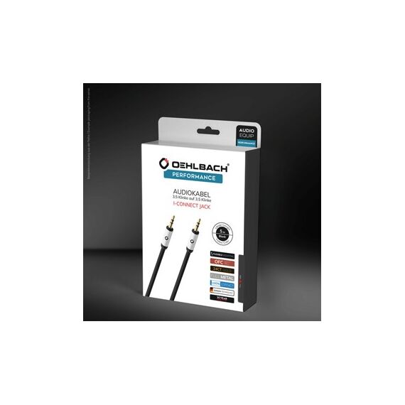 OEHLBACH D1C60017 Audio-Kabel 5 m 3.5mm Schwarz, 2 image