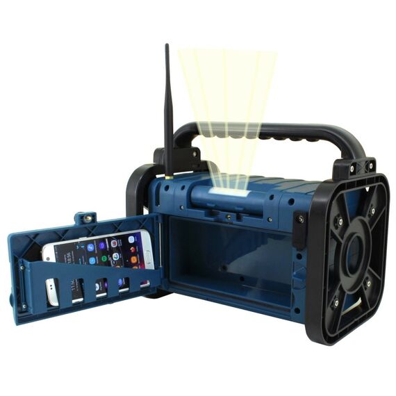 Soundmaster DAB85BL Radio Tragbar Schwarz, Blau, 2 image