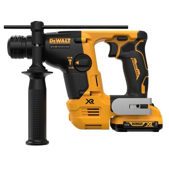 DeWalt Akku-Bohrhammer SDS-Plus 12 V DCH072L2-QW, 2 x 3Ah