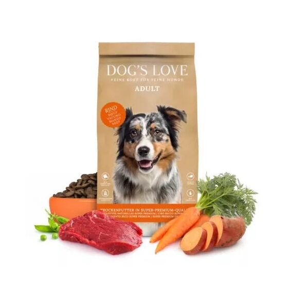 Dog's Love DDA02000BE Hunde-Trockenfutter 2 kg Adult Rind