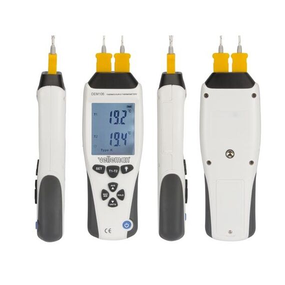 Velleman DEM106 Umgebungsthermometer Elektronisches Umgebungsthermometer Draußen Schwarz, Weiß