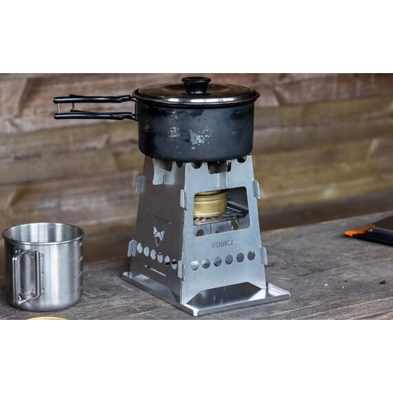 FENNEK DFW0034.66.001 Barbecue & Grill Kamin Brennholz Silber, 3 image