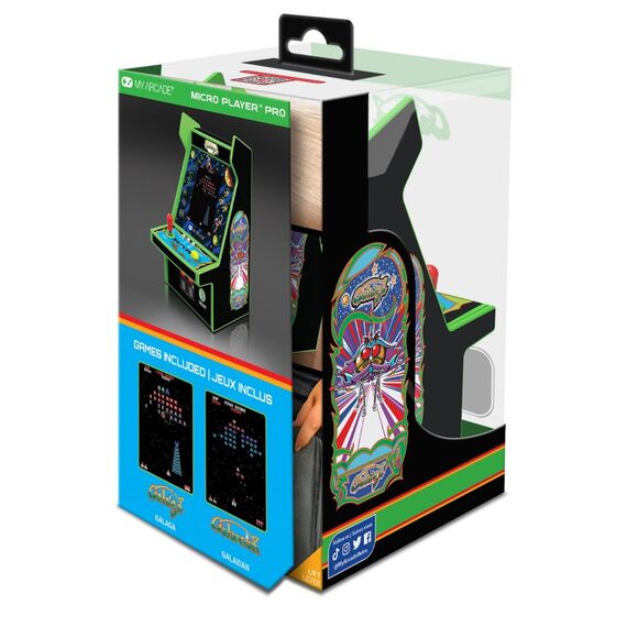 My Arcade GALAGA Micro Player Pro Tragbare Spielkonsole 6,98 cm (2.75") Mehrfarbig, 4 image