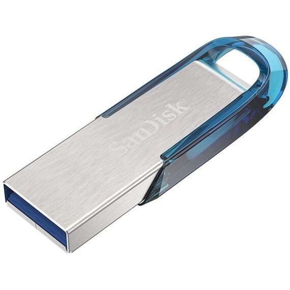 SanDisk Ultra Flair USB-Stick 128 GB USB Typ-A 3.2 Gen 1 (3.1 Gen 1) Blau, Silber, Kapazität: 128 GB, 3 image