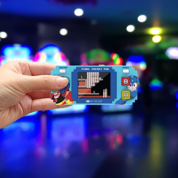 My Arcade Pixel Pocket Pro Mega Man Tragbare Spielkonsole 5,08 cm (2") Blau, Farbe: Blau, 6 image