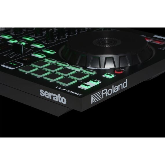 Roland DJ-202 DJ-Controller Digital Vinyl System (DVS) Scratcher 2 Kanäle Schwarz, 5 image