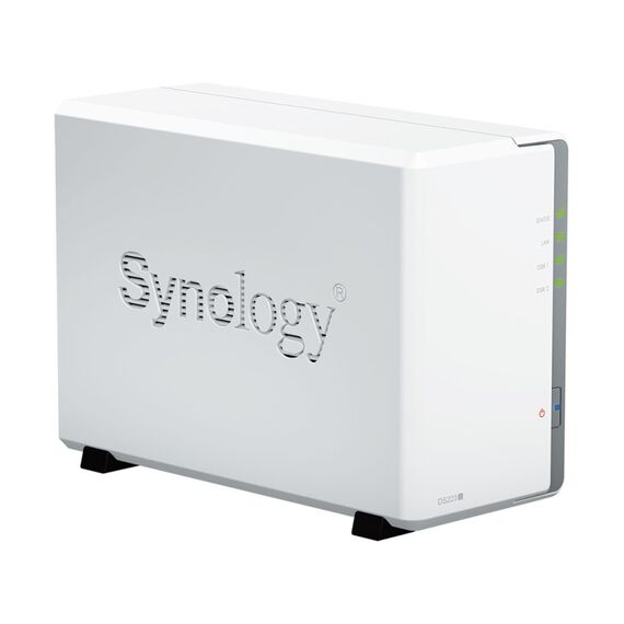 Synology DiskStation DS223J NAS Desktop Realtek RTD1619B 1 GB DDR4 4 TB DiskStation Manager Weiß, Kapazität: 4 TB, 3 image