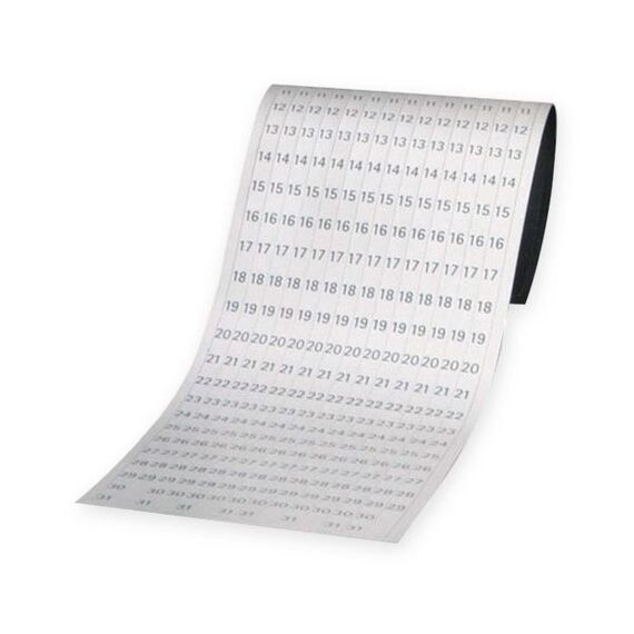 Franken DS703A Zubehör für Plantafeln Transparent Date strip