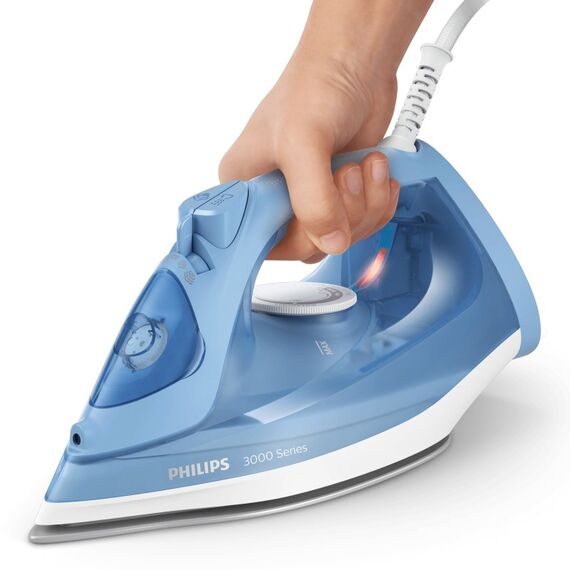 Philips 3000 series DST3020/21 Bügeleisen Dampfbügeleisen Keramik-Bügelsohle 2200 W Blau, 3 image