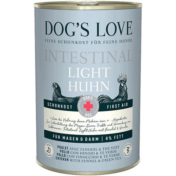 Dog's Love DV00400CH Hunde-Dosenfutter Huhn Adult 400 g