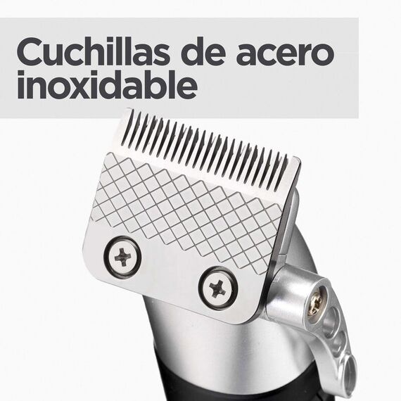 BaByliss E812E Haartrimmer/-schneider Schwarz, Edelstahl 8 Lithium-Ion (Li-Ion), 4 image