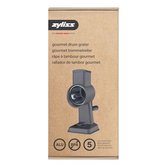 Zyliss E900070 Handreibe/-spiralisierer Drehreibe Grau, 4 image