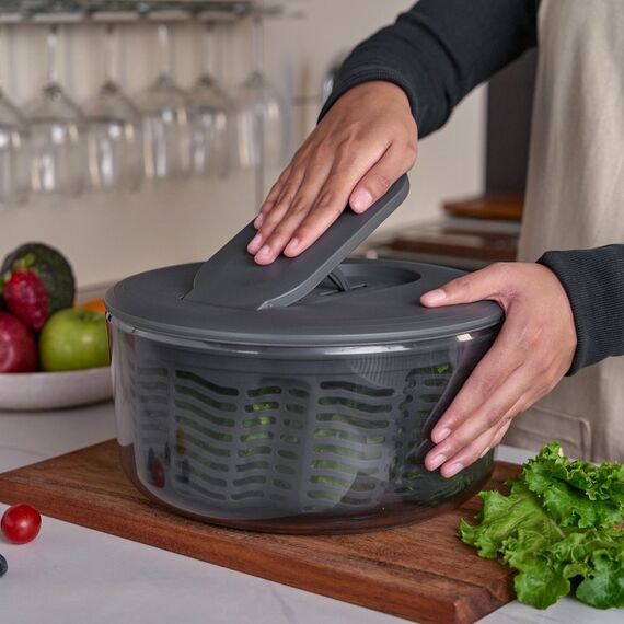 Zyliss E940025 Salatschleuder Schwarz, Transparent Pumpe, 3 image