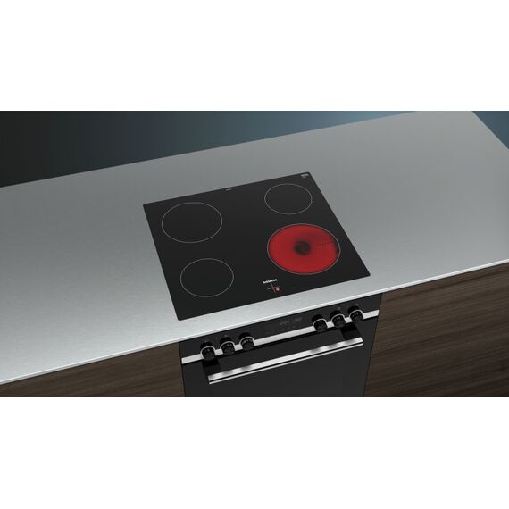 Siemens iQ100 EA601GEA1C Kochfeld Schwarz Integriert Keramik 4 Zone(n)