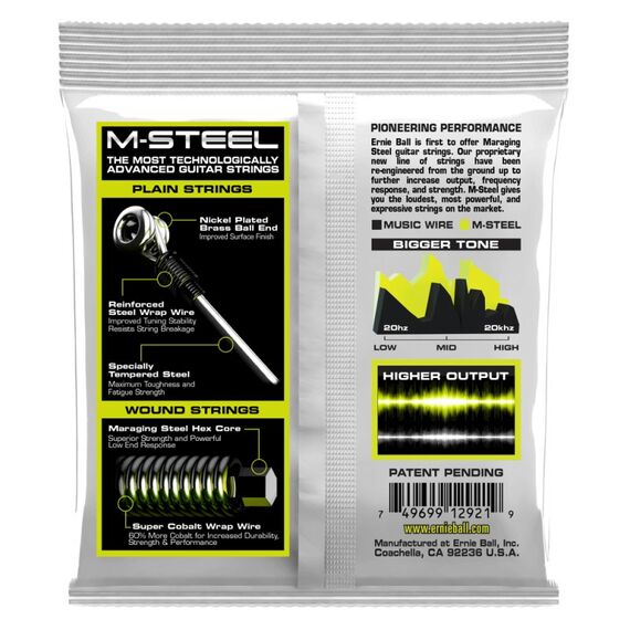 Ernie Ball Regular Slinky M-steel Elektro 6 Stück(e) Stahl Gitarre