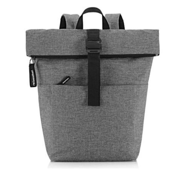 Reisenthel Rolltop Backpack Rucksack Lässiger Rucksack Grau Polyester