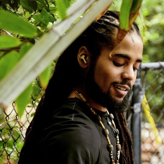 The House Of Marley EM-JE121-SB Kopfhörer & Headset Kabellos im Ohr Anrufe/Musik Bluetooth Schwarz, 4 image
