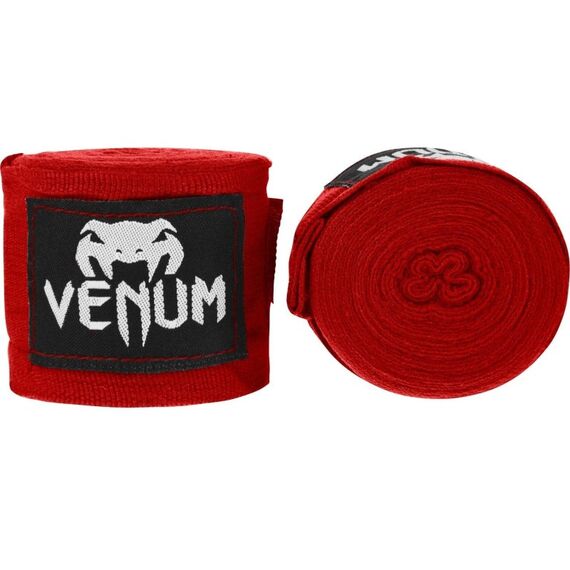 Venum EU- -0430-Red Elastische Boxbandagen 2,49 m (98"), Farbe: Rot