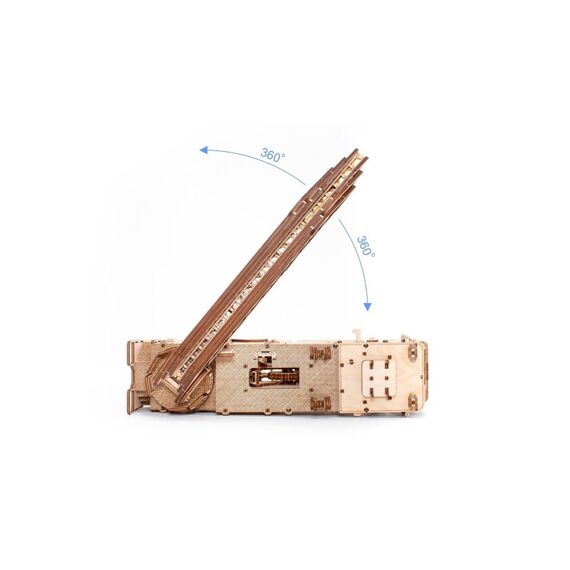 Eco Wood Art Fire Truck 3D-Puzzle 439 Stück(e) Fahrzeuge, 3 image