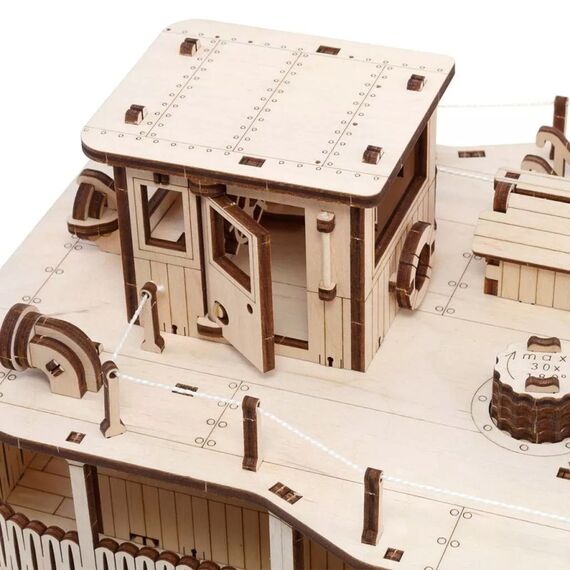 Eco Wood Art Paddle Steamer River Princess 3D-Puzzle 416 Stück(e) Schiffe, 8 image