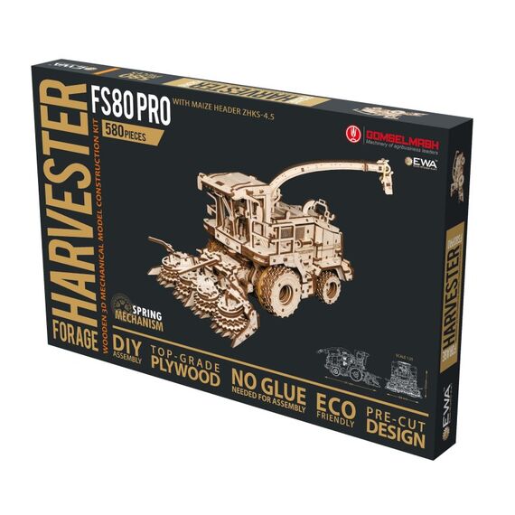 Eco Wood Art Harvester Forage FS80 PRO 3D-Puzzle 580 Stück(e) Fahrzeuge, 9 image