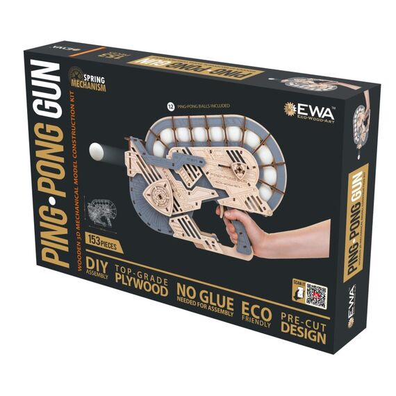 Eco Wood Art Ping-Pong Gun 3D-Puzzle 153 Stück(e) andere, 8 image