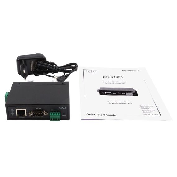 EXSYS EX-61001 Serien-Server RS-232/422/485, 3 image