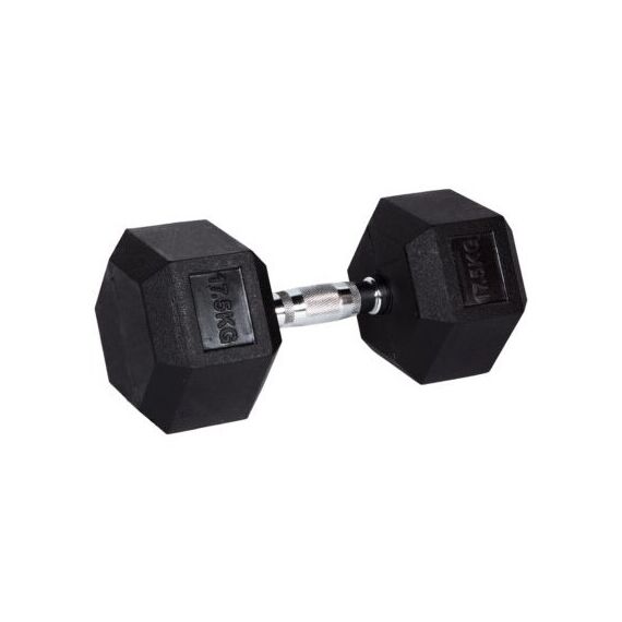 Fitcom Hex Dumbbell Kurzhantel mit festem Gewicht 17,5 kg 1 Stück(e), 2 image