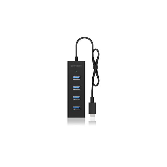 ICY BOX IB-HUB1409-C3, Type-C® zu 4-Port USB 3.2 Gen 1 Hub, Alu-Gehäuse, 3 image