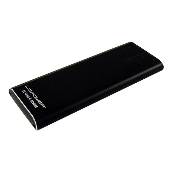 LC-Power LC-M2-C-NVME Speicherlaufwerksgehäuse SSD-Gehäuse Schwarz M.2, 2 image