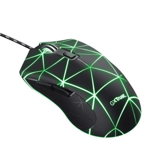 Trust GXT 133 Locx Maus Gaming Rechts USB Typ-A Optisch 4000 DPI